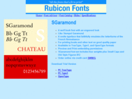 SGaramond Fonts PS screenshot